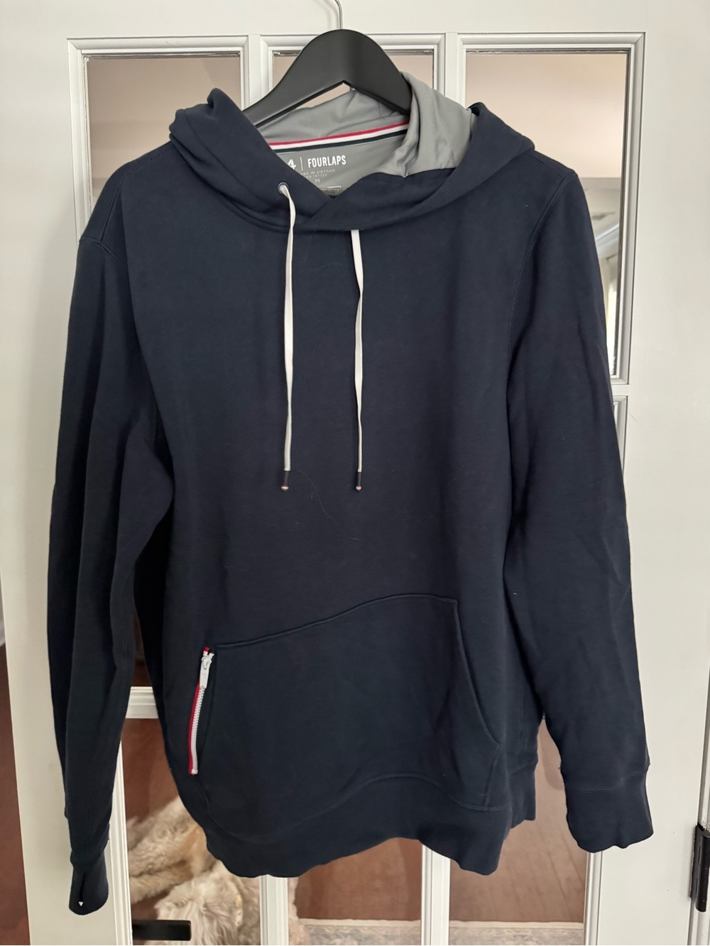 Fourlaps Men's Navy Pullover Hoodie